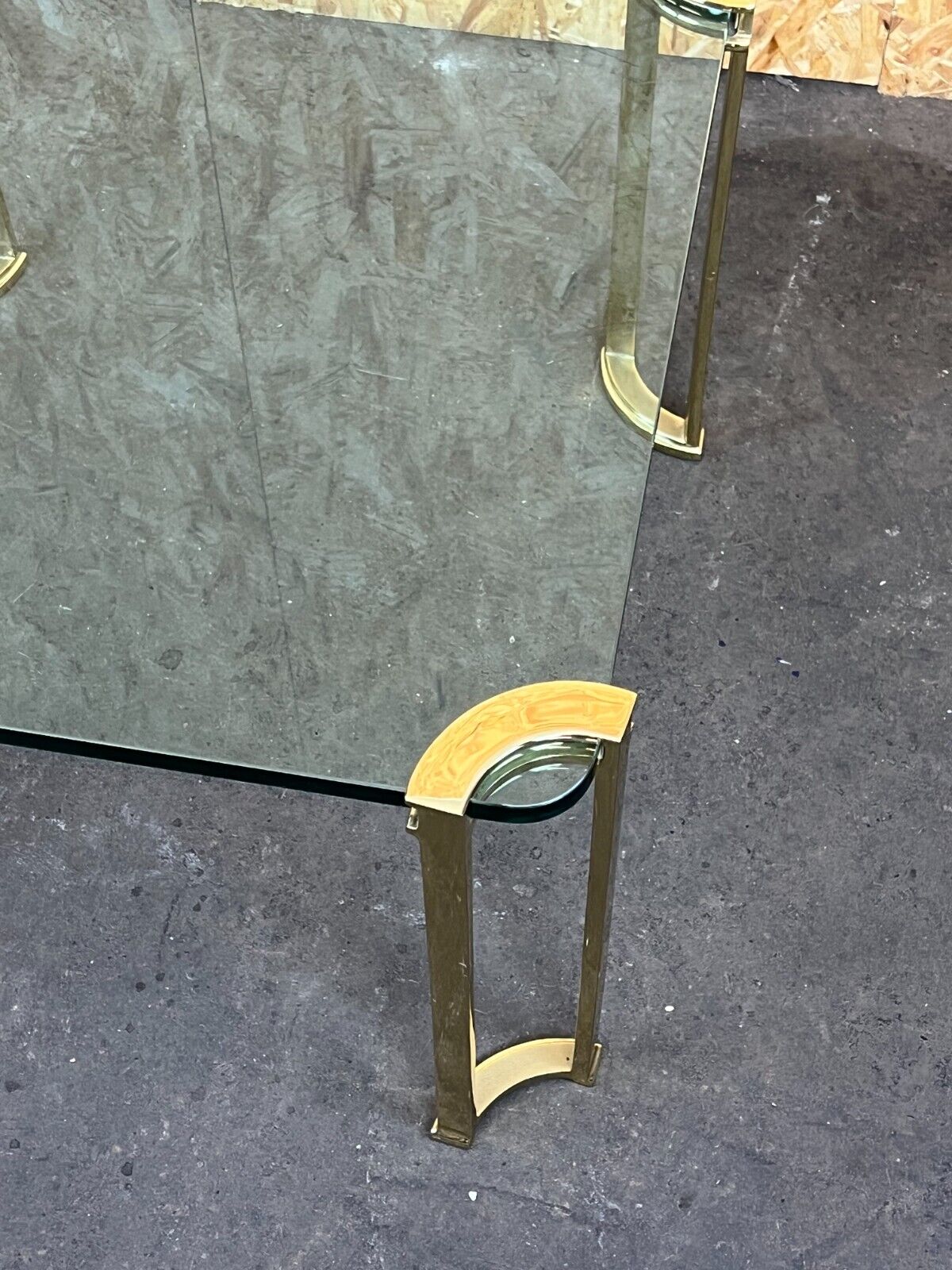 60s 70s brutalist bronze coffee table peter ghyczy coffee table space age design