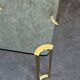 60s 70s brutalist bronze coffee table peter ghyczy coffee table space age design