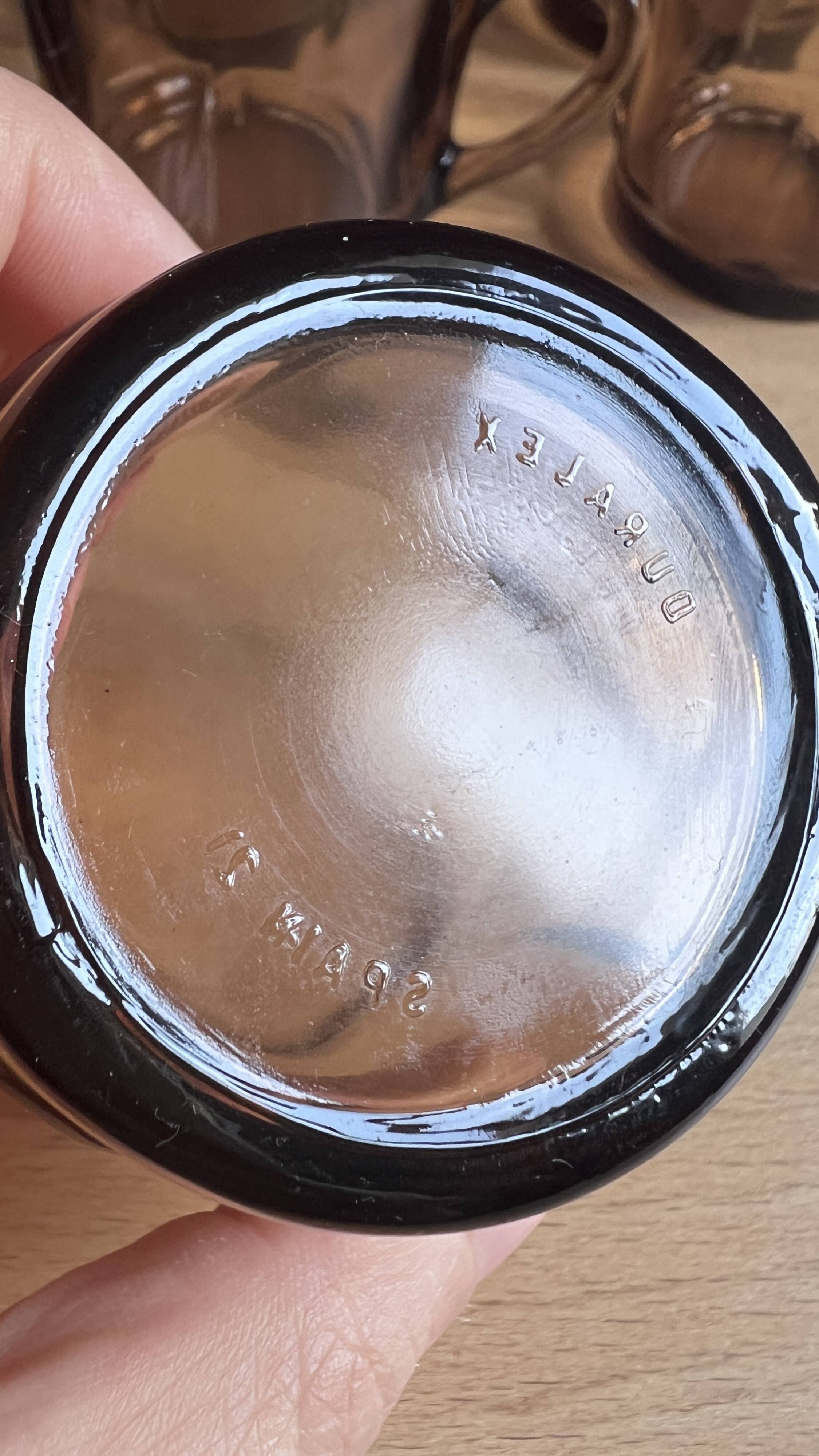 Set of vintage Spanish Duralex coffee cups