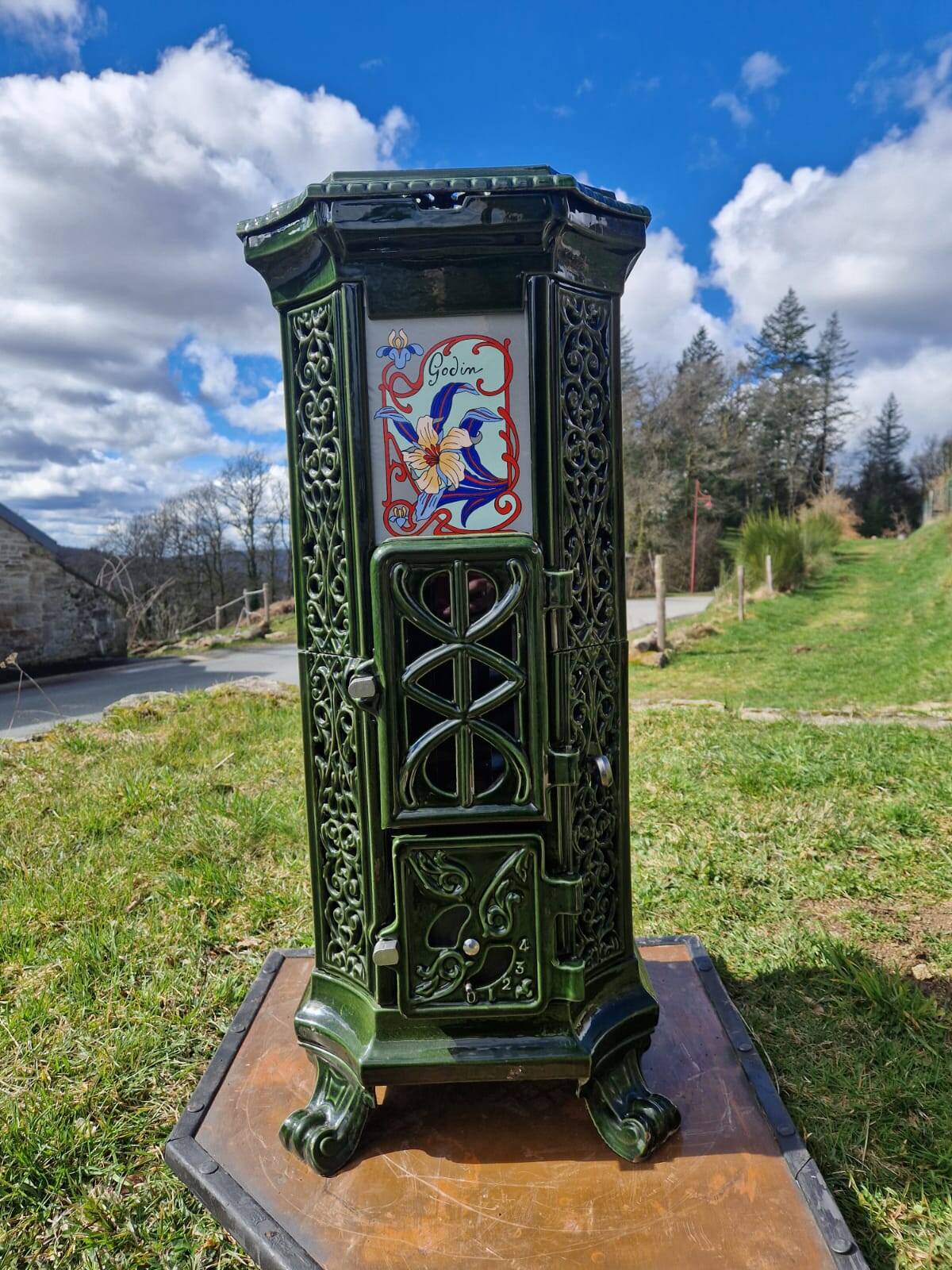 Godin wood stove "Belle époque"