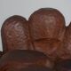 Abstract carved wood sculpture, Netherlands, 1980s