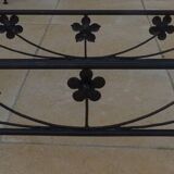 Wrought iron coffee table leg