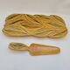 Large ceramic dish slurry Vallauris FFP decoration leaves and its pie shovel