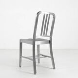 Chaise vintage en aluminium Emeco Navy en bon état