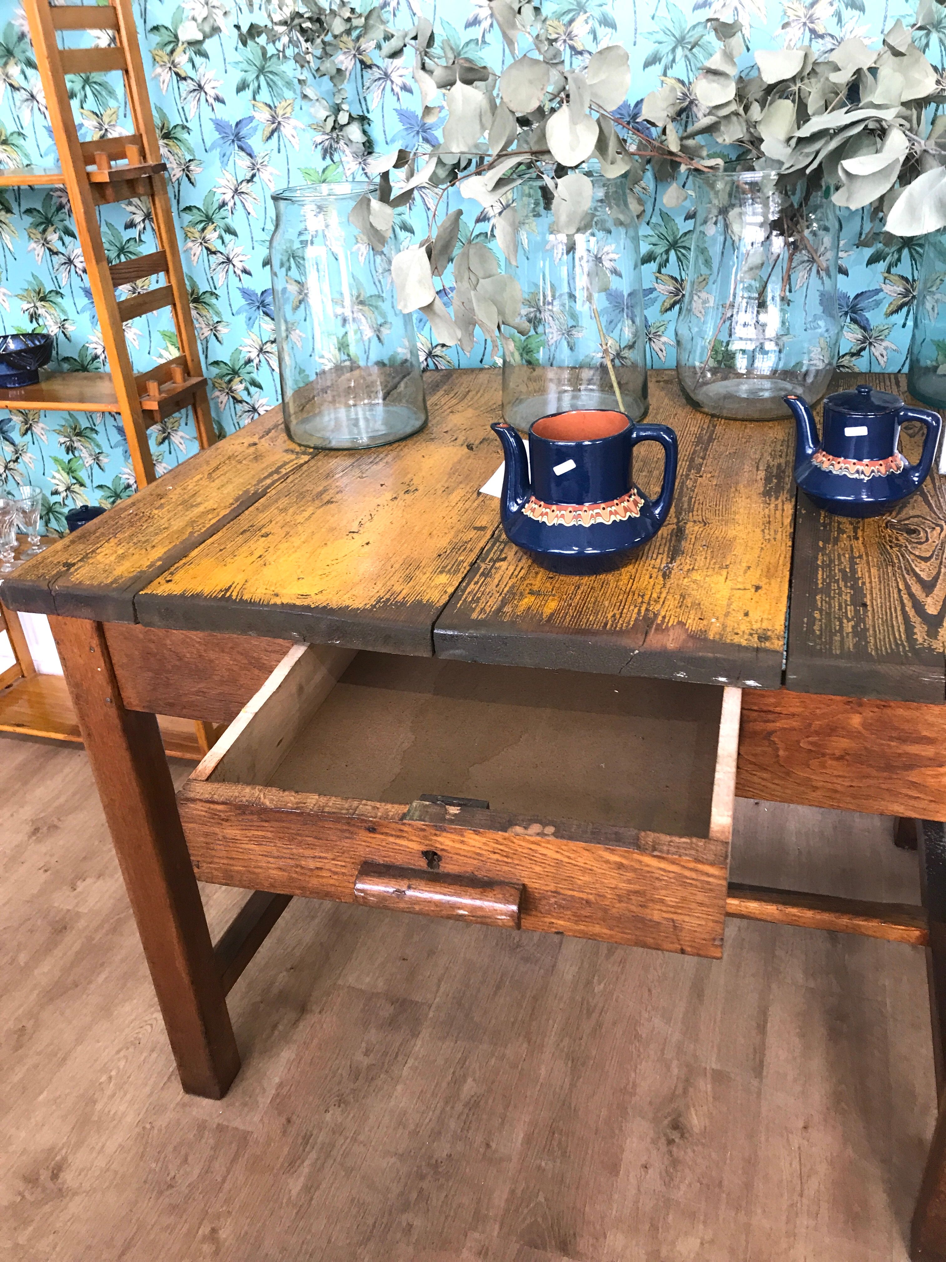 Farm table 2 drawers