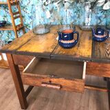 Farm table 2 drawers