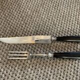 Service cutlery.silver metal