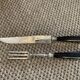 Service cutlery.silver metal