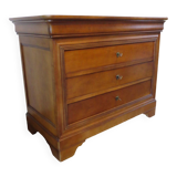Louis Philippe style cherry wood chest of drawers