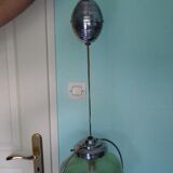 Art deco pendant lamp from the 1920s/1940s with opaline
