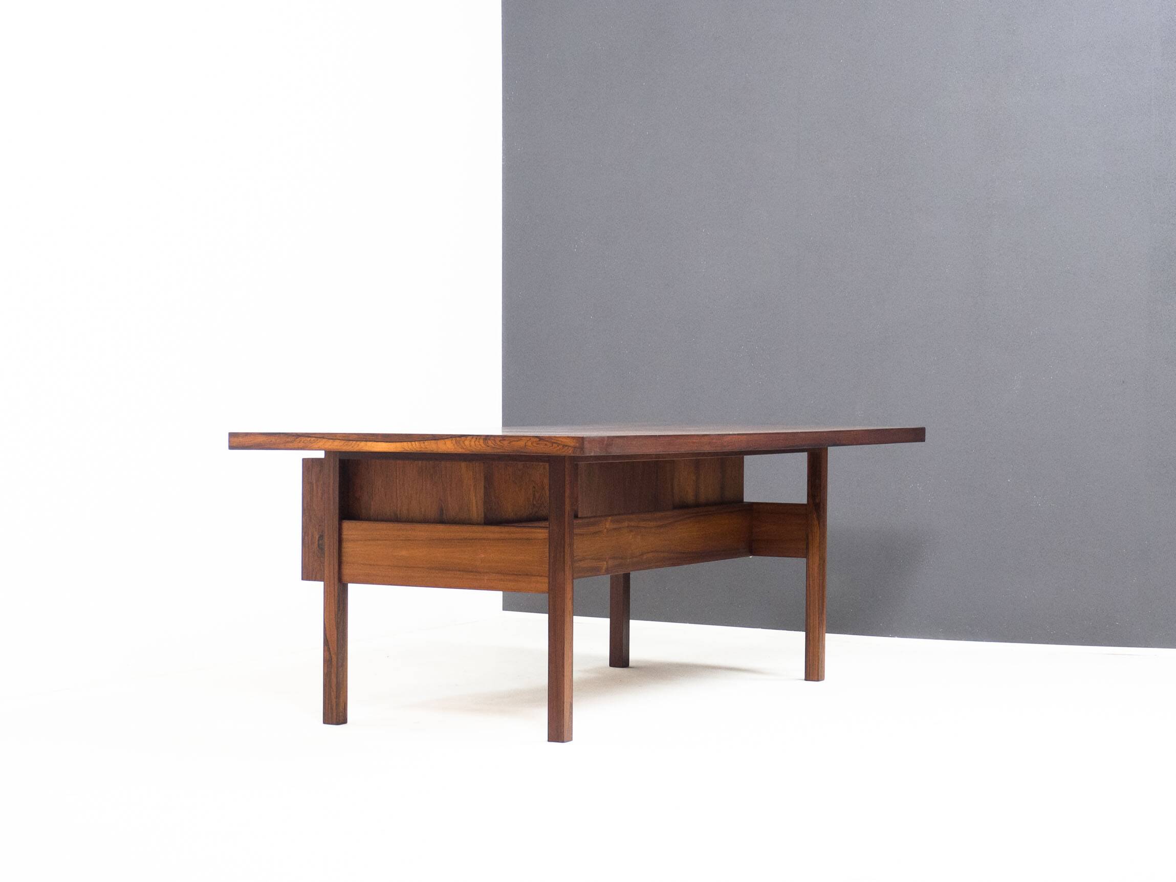 Bureau vintage XXL en palissandre