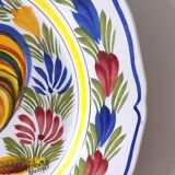 Henriot Quimper plate with rooster