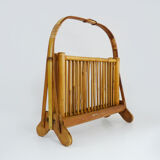 Foldable bamboo vintage magazine door, vintage magazine range. Year 70