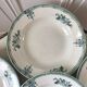 Lot of 6 hollow plates terre de fer saint-amand xixth