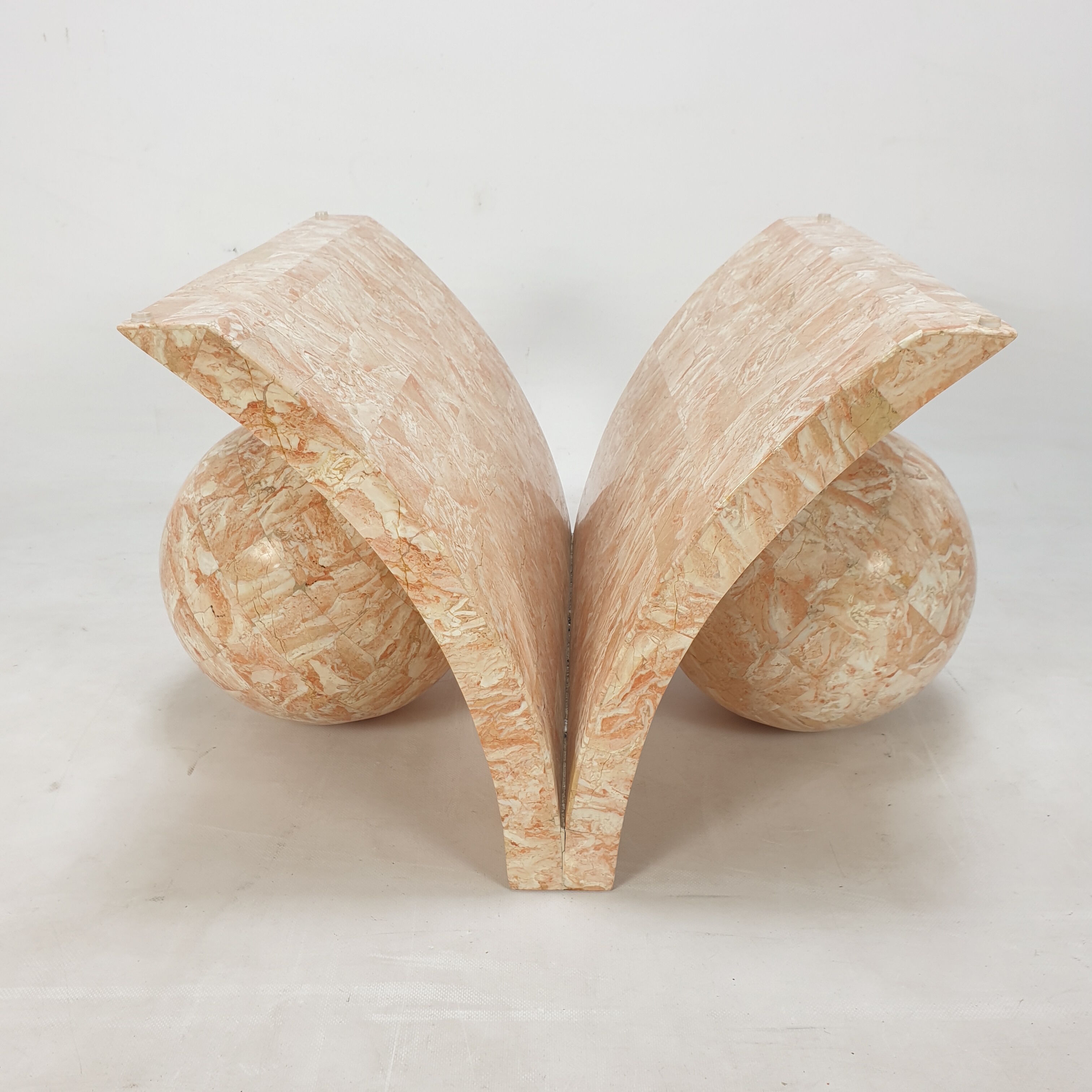 Magnussen ponte mactan stone coffee table, 1980s