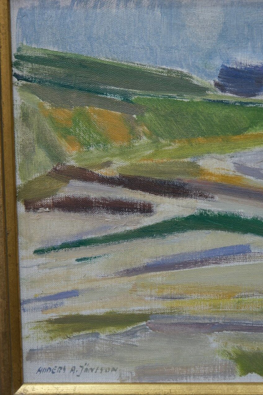 Anders A. Jonsson, Swedish landscape painting,  Oil on Canvas