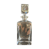 Whisky decanter in blown and cut crystal