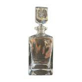 Carafe à whisky en cristal soufflé et taillé