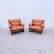 Pair of "Coronado" armchairs by Afra & Tobia Scarpa for B&B Italia, Italy 1970