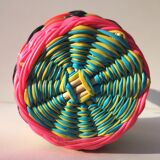 Vintage "scoubidou" bottle