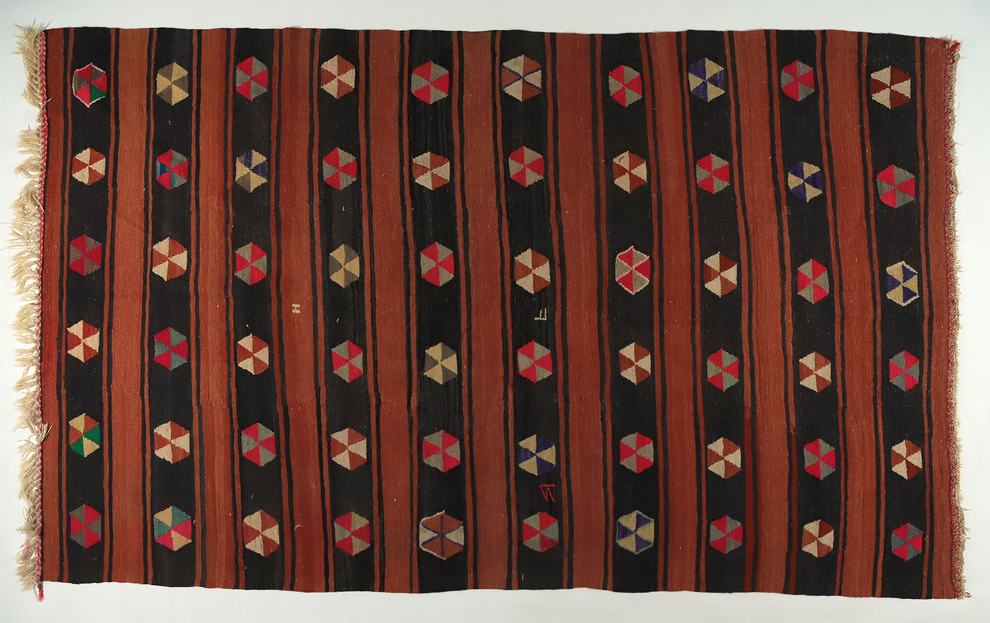 Anatolian handmade kilim rug 305 cm x 183 cm