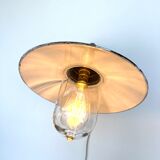 Wall lamp COL de Cygne authentic steel cast old lamp 1920 1930