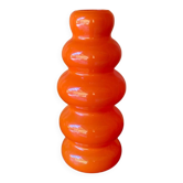 Orange opaline vase IKEA 90