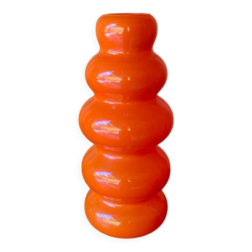 Orange opaline vase IKEA 90