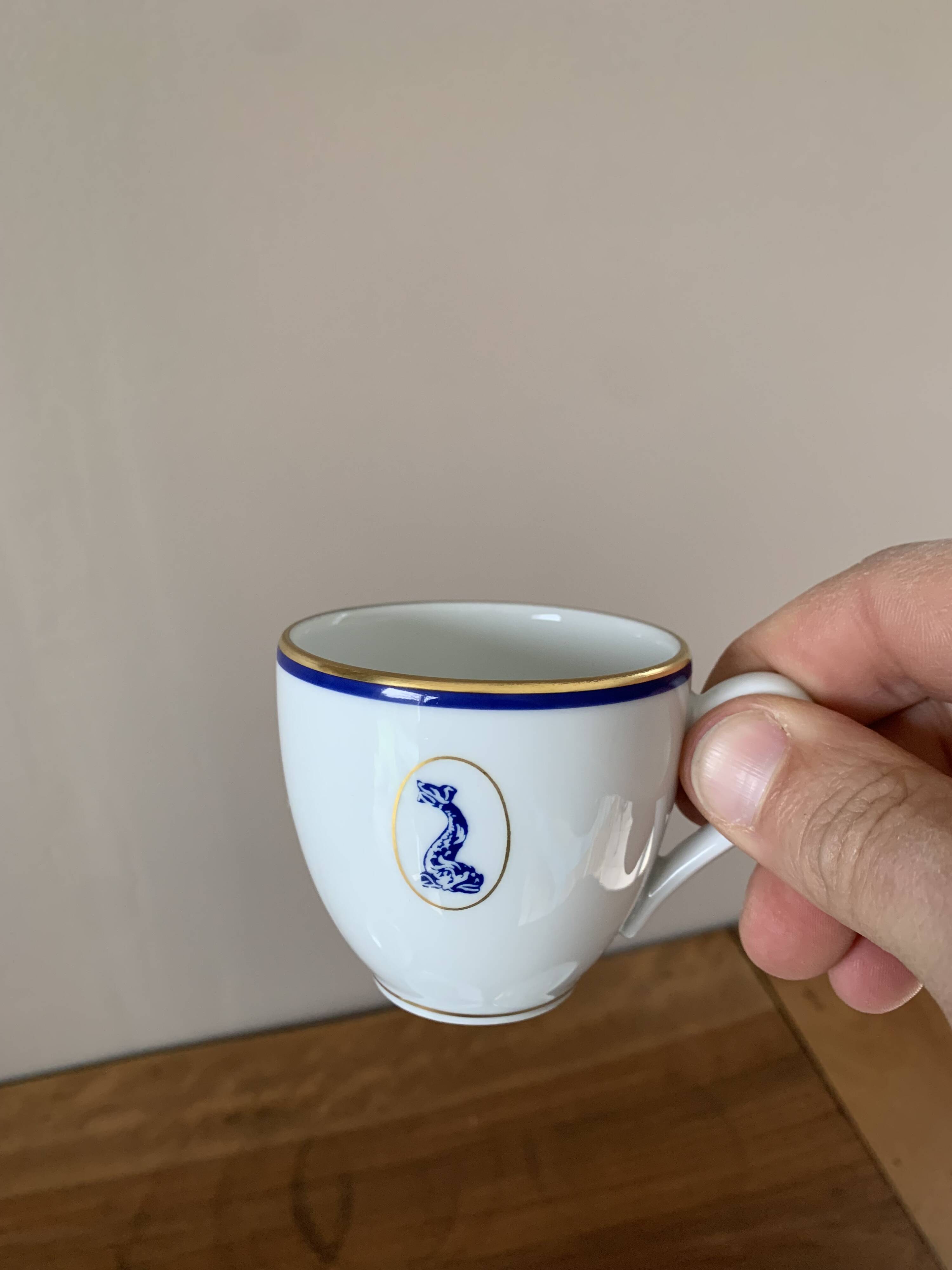 BERNARDAUD coffee cup model Dauphin