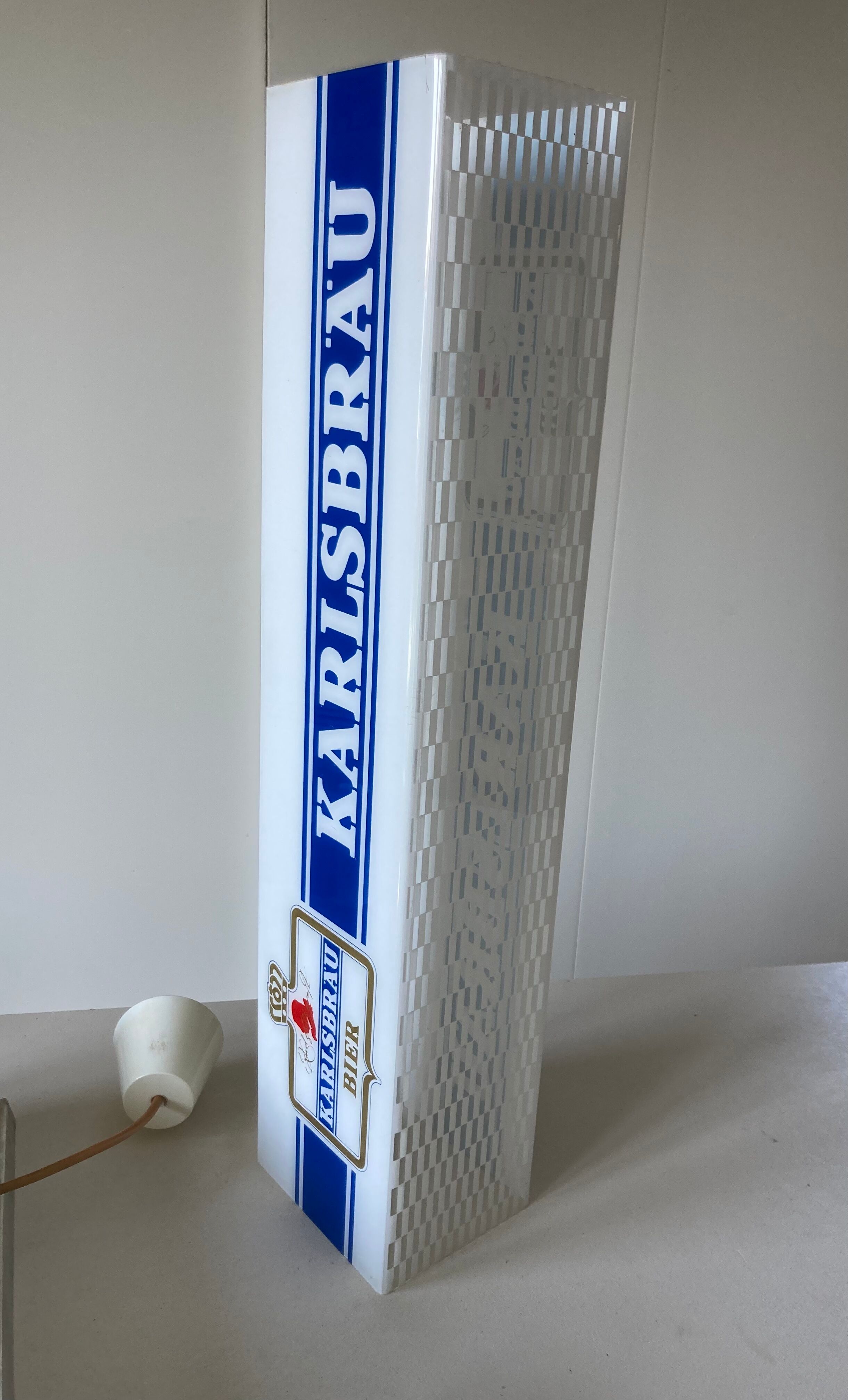 Illuminated beer bistro Karlsbrau