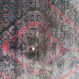 Handmade handmade Afghan Belutch vintage carpet 122x206 cm