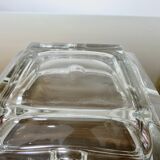 Large crystal table ashtray, France, 1970s
