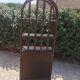 Vintage rattan library