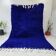 Tapis marocain bleu en laine 250cmx150cm
