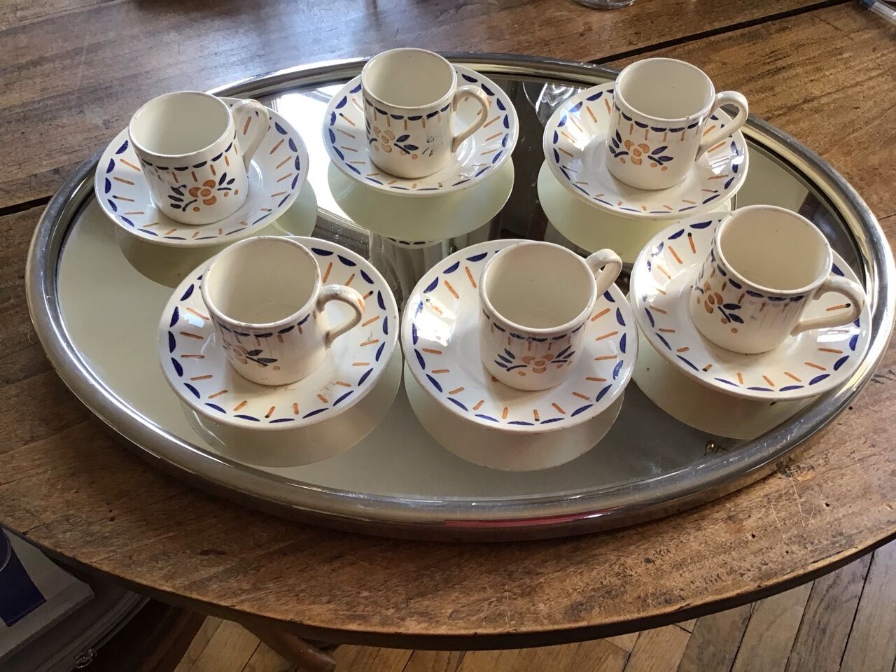 Art Deco 6-cup coffee set