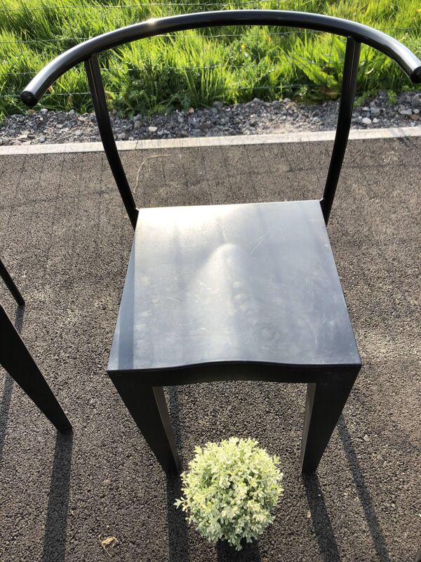 Chaises Dr Glob de philippe starck pour kartell 1980