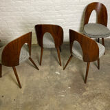 4 Antonin Suman chairs 1960