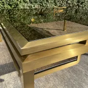 Grande table basse Guy Lefèvre pour maison Jansen années 70