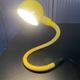 Yellow Hebi lamp by Isao Hosoe for Valenti, vintage pop yellow from the 1970s.