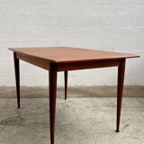 Scandinavian teak table with extension