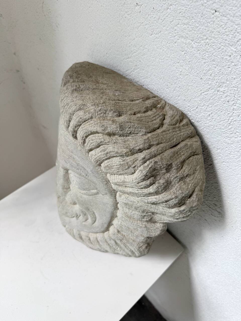 Stone sculpture 1950 face