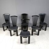 Post modern dining chairs by Pietro Costantini, 1980s, set of 6