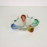 Bohemian Art Glass Ashtray by Josef Hospodka, 1960's