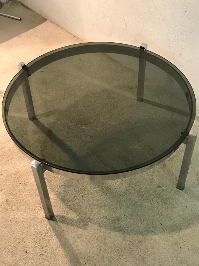 70s round coffee table