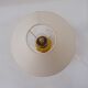 Vintage bamboo and brass table lamp - 1980s