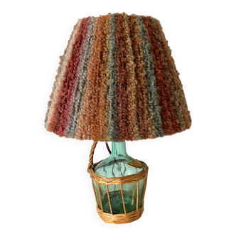 Vintage demijohn lamp