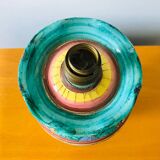 Majolica Italy ceramic lamp base