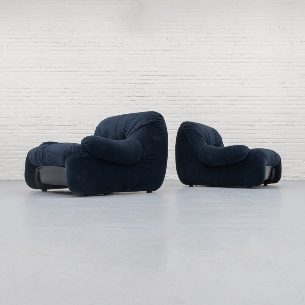 Malu lounge chair by Diego Mattu for 1P Italy 1970s