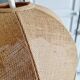 Jute pendant light