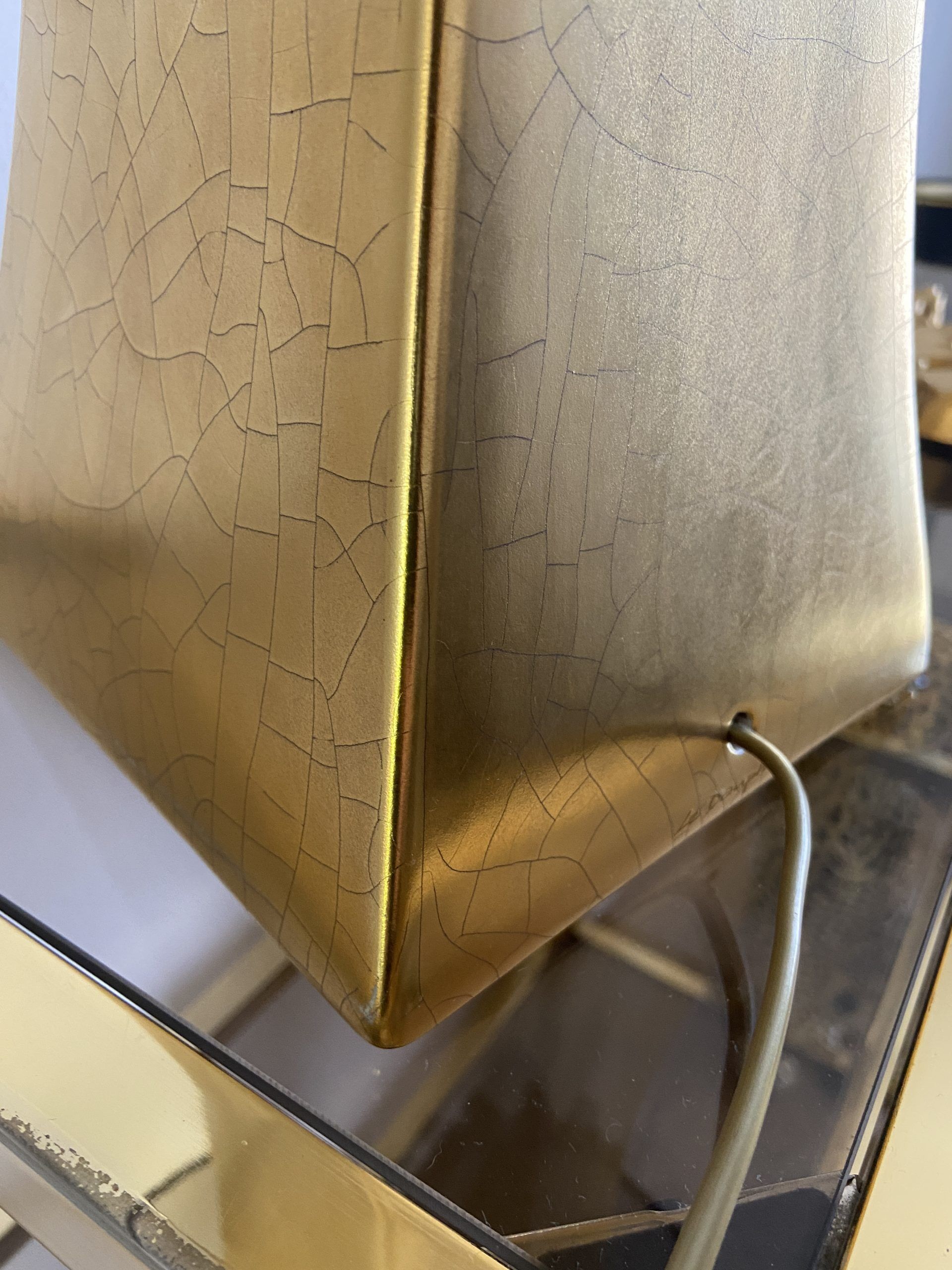 House lamp the dolphin model padira gold